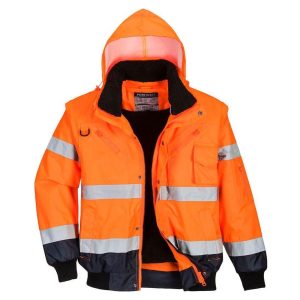 Portwest Hi-Vis pilotjakke med kontrastfarve C465